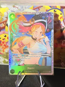 One Piece OP14-031 Nami SR OP14 The Azure Sea’s Seven English Near Mint #4 - Image 1