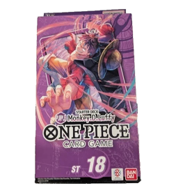 One Piece TCG ST-18 Monkey D. Luffy Starter Deck Purple English New Sealed - Image 1