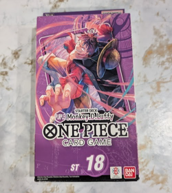 One Piece TCG ST18 Monkey D. Luffy Starter Deck Purple - English - New & Sealed - Image 1