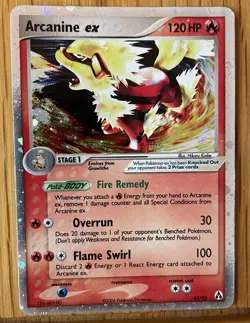 Arcanine ex 83/92 EX Legend Maker Heavily Played Nintendo 2006 - Image 1
