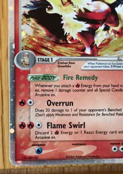 Arcanine ex 83/92 EX Legend Maker Heavily Played Nintendo 2006 - Image 3