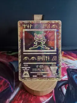 Ancient Mew Pokemon: The Movie 2000 Holo Promo Card Small Swirl LP - Image 1