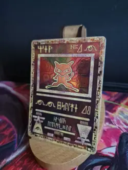 Ancient Mew Pokemon: The Movie 2000 Holo Promo Card Small Swirl LP - Image 3