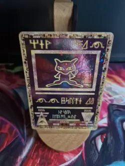 Ancient Mew Pokemon: The Movie 2000 Holo Promo Card Small Swirl LP - Image 4