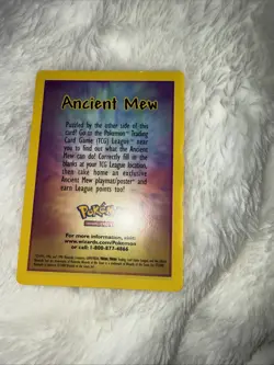 Ancient Mew Details Card Pokemon Movie Promo LP/NM - Image 1