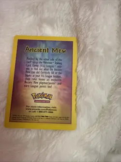 Ancient Mew Details Card Pokemon Movie Promo LP/NM - Image 2
