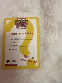 Ancient Mew Details Card Pokemon Movie Promo LP/NM - Image 3