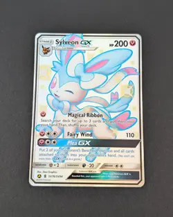 Pokemon TCG Sylveon GX Full Art SV76/SV94 Hidden Fates Shiny Vault - Image 1