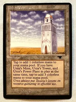 Urza's Tower (Plains) - Magic the Gathering MTG Antiquities -NM- Free Shipping! - Image 1