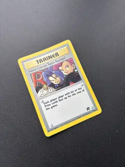 Pokemon Card Team Rocket Set Holo Here Comes Team Rocket 15/82 WOTC - Image 2