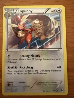 Lopunny Boundaries Crossed Card 117/149 Regular NM Condition - Image 1