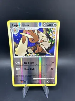 Pokemon TCG Card 2009 Supreme Victors - Lopunny 63/147 Reverse Holo MP - Image 1