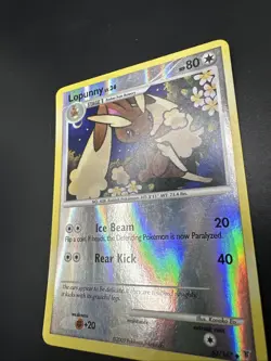 Pokemon TCG Card 2009 Supreme Victors - Lopunny 63/147 Reverse Holo MP - Image 5