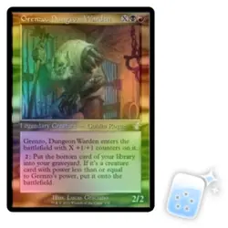 FOIL GRENZO, DUNGEON WARDEN Time Spiral Remastered Magic MTG MINT CARD - Image 1
