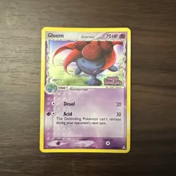 GLOOM - 42/110 - EX HOLON PHANTOMS - REVERSE HOLO STAMP - POKEMON CARD MP - Image 1