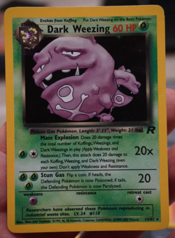 NM Dark Weezing Team Rocket Holo Rare 14/82 WOTC 2000 Pokemon Card TCG UK - Image 1
