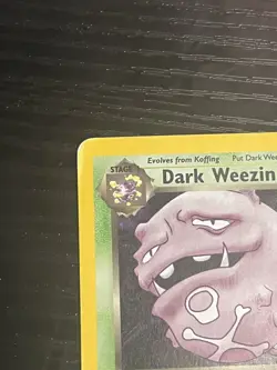 Pokemon TCG Dark Weezing 14/82 Team Rocket Holo Card Vintage WOTC 1999 LP - Image 3