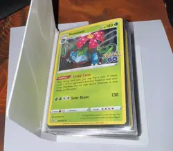 Binder With Holo Pokemon, Magic The Gathering, And Yugioh Cards (60 Cards) - Image 1