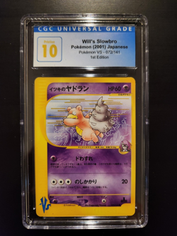 Pokemon - Will's Slowbro 1st Edition Pokemon VS CGC 10 Pristine - Image 1