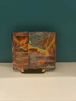 Pokemon Team Rockets Moltres EX Stamped 208/182 And 31/182 Stamped NM - Image 1