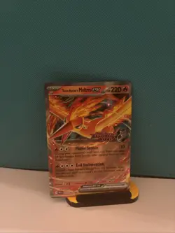 Pokemon Team Rockets Moltres EX Stamped 208/182 And 31/182 Stamped NM - Image 2