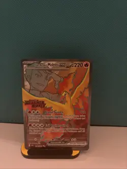 Pokemon Team Rockets Moltres EX Stamped 208/182 And 31/182 Stamped NM - Image 4