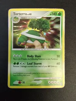 Torterra 17/130 Diamond & Pearl Base Set Pokemon Holo Rare - Image 2
