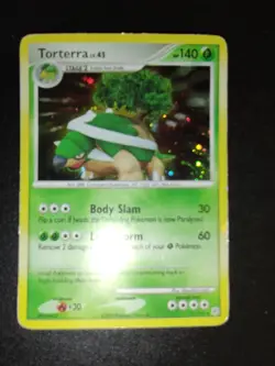 Torterra 17/130 Diamond & Pearl Base Set Pokemon Holo Rare - Image 3