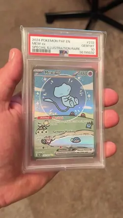 Pokemon 2024 Shiny bubble Mew ex 232/091 SIR Paldean Fates GEM MINT PSA 10 - Image 1