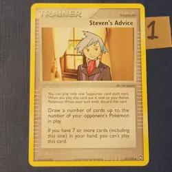 Pokemon Steven's Advice 83/108 Power Keepers Regular Mod Played *FREE SHIPPING* - Image 1