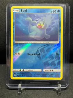 Seel 44/214 Reverse Holo Pokemon 2019 SM Unbroken Bonds LP - Image 1