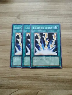 Yu-Gi-Oh! - Lightning Vortex - 3X - Full Playset - Image 1