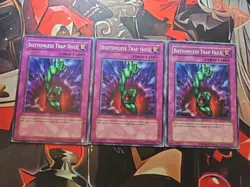 3x Bottomless Trap Hole RP02-EN064 Retro Pack 2-2020 Date Reprint Unlimited NM - Image 1
