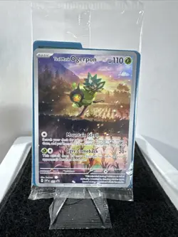 Pokemon Teal Mask Ogerpon - SVP123 - Holo Black Star Promo - Sealed Twilight - Image 1