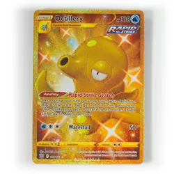 Pokemon - Octillery 178/163 - SWSH Battle Styles - Gold Secret Rare Card - Image 1