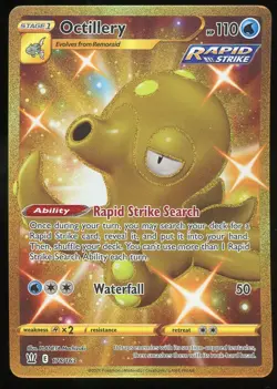 Pokemon TCG Octillery Full Art Secret Rare 178/163 Battle Styles NM - Image 1