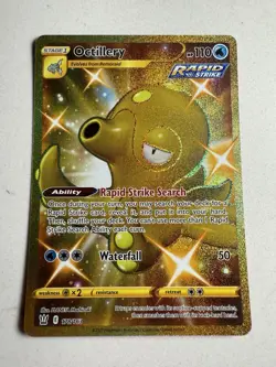 Pokemon TCG Octillery 178/163 Gold Secret Rare Battle Styles NM - Image 1