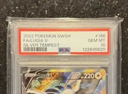 Pokemon 2022 Lugia V 186/195 Alt Art Silver Tempest GEM MINT PSA 10 - Image 3