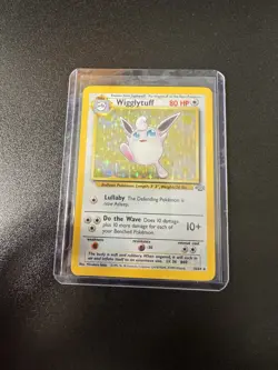 Pokemon TCG Wigglytuff Holo Unlimited Rare Card 16/64 Jungle Base Set - Image 1