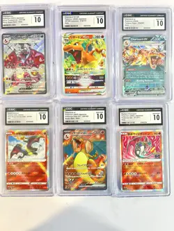 Pokemon Charizard CGC GRADED GEM MINT 10 Lot of (6) Super Rare Holo Shiny VSTAR - Image 1