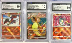 Pokemon Charizard CGC GRADED GEM MINT 10 Lot of (6) Super Rare Holo Shiny VSTAR - Image 4