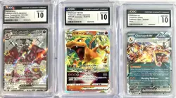 Pokemon Charizard CGC GRADED GEM MINT 10 Lot of (6) Super Rare Holo Shiny VSTAR - Image 5