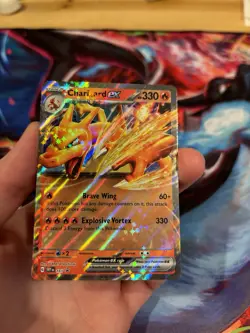 Pokemon TCG Charizard EX SVP 161 Black Star Promo Card NM Condition - Image 1