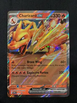 Charizard ex 161 Black Star Promo 2024 SVP Pokemon Card TCG - Image 1