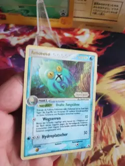 Pokemon Karte Card Amoroso Omastar Ex Legend Maker Reverse Stamp Holo Good- - Image 2