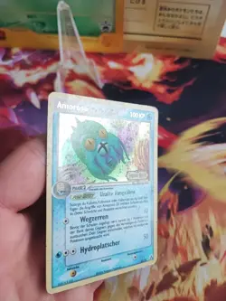 Pokemon Karte Card Amoroso Omastar Ex Legend Maker Reverse Stamp Holo Good- - Image 3