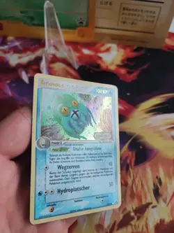 Pokemon Karte Card Amoroso Omastar Ex Legend Maker Reverse Stamp Holo Good- - Image 4