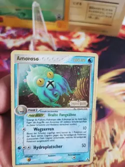 Pokemon Karte Card Amoroso Omastar Ex Legend Maker Reverse Stamp Holo Good- - Image 5