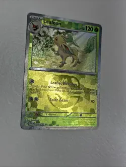 Leafeon (Master Ball Pattern) 005/131 Sv: Prismatic Evolutions Holo Pokemon TCG - Image 2