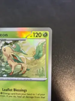 Leafeon (Master Ball Pattern) 005/131 Sv: Prismatic Evolutions Holo Pokemon TCG - Image 4